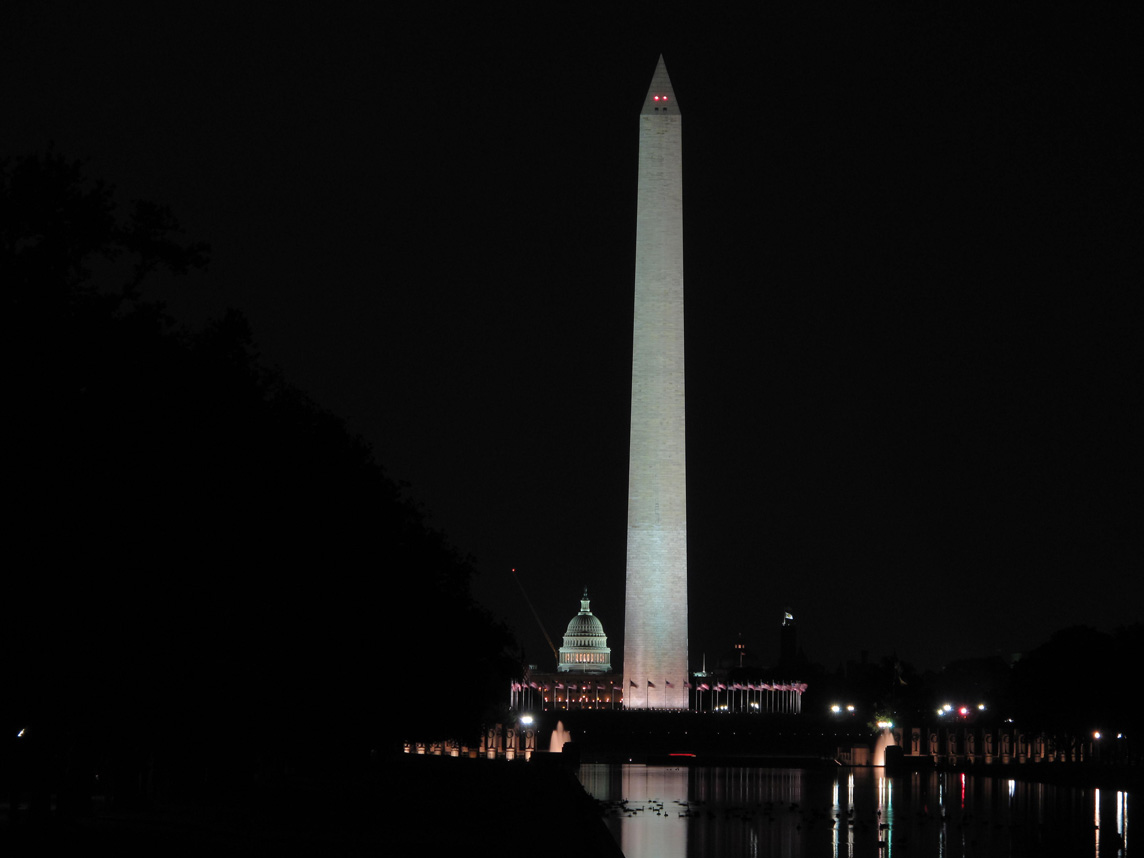 Washington Monument and United States Capitol 