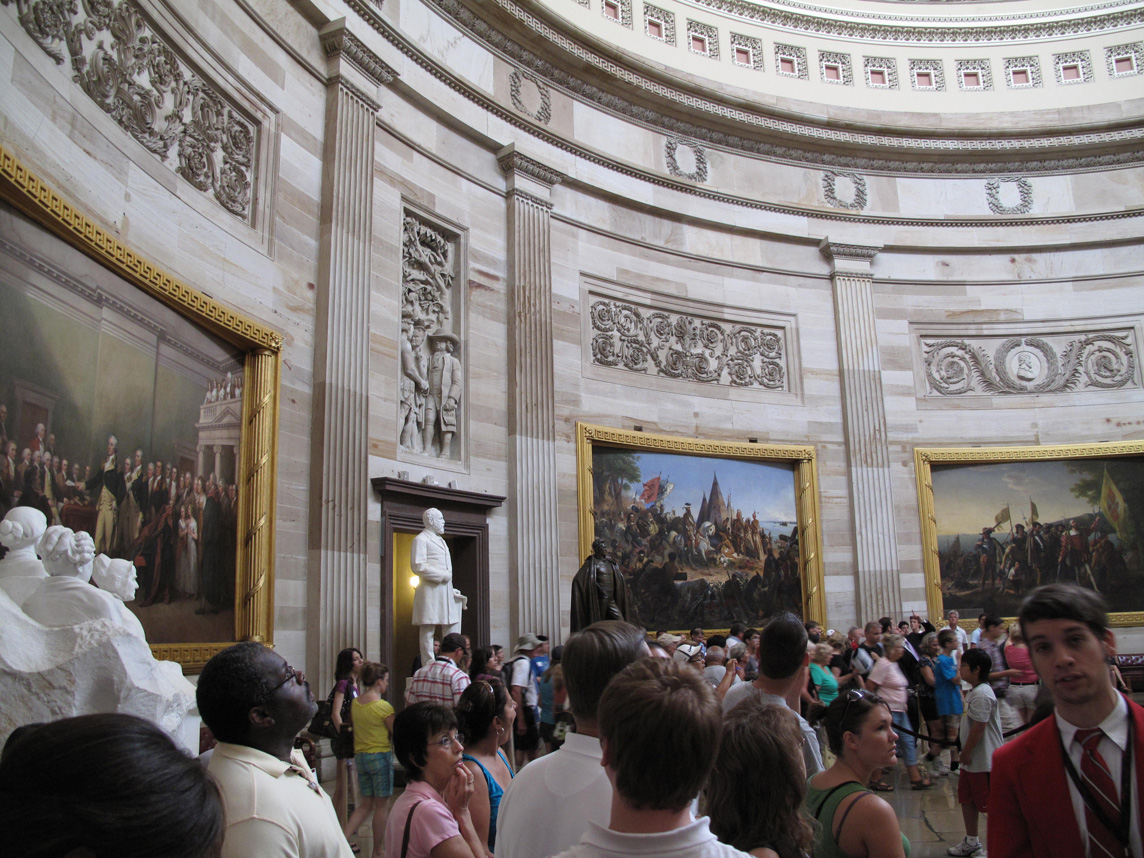 The Capitol rotunda