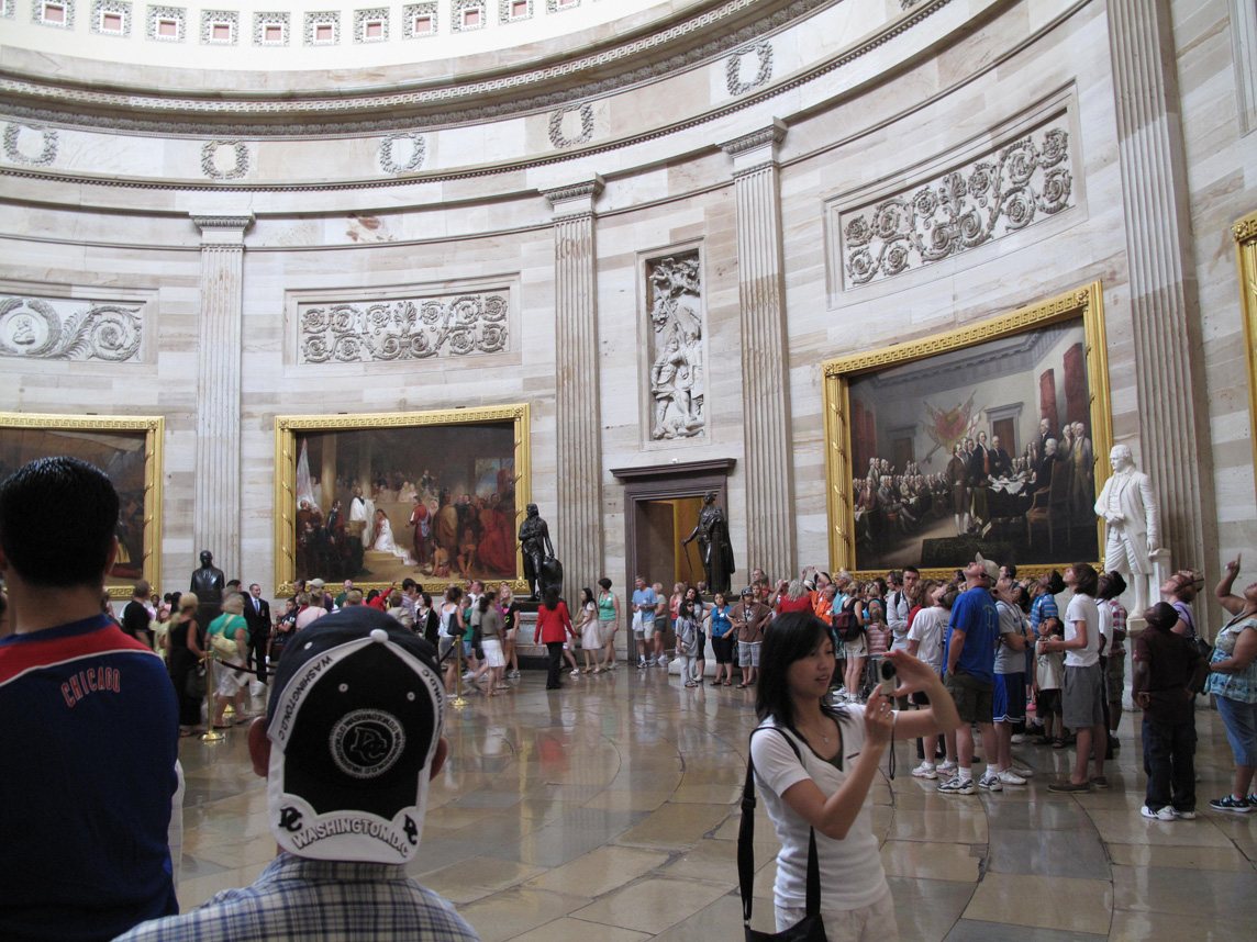 The Capitol rotunda