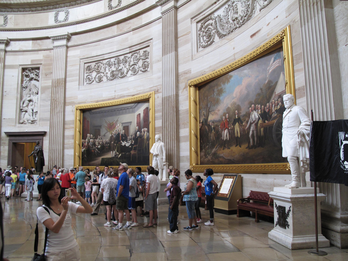 The Capitol rotunda