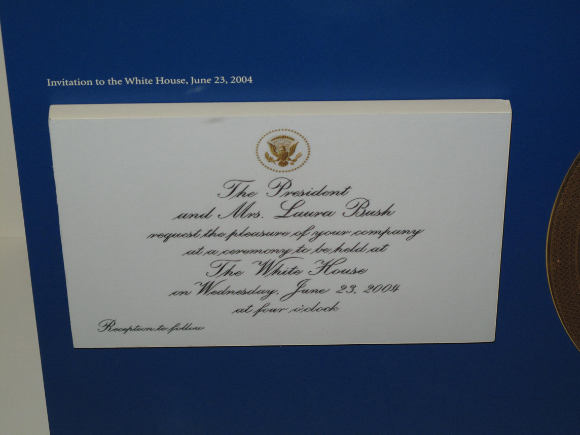 invitation to the White House