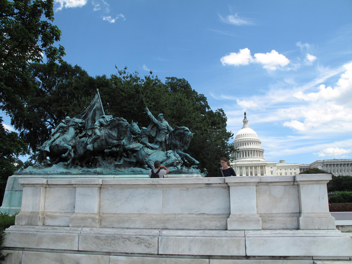 In front of United States Capitol