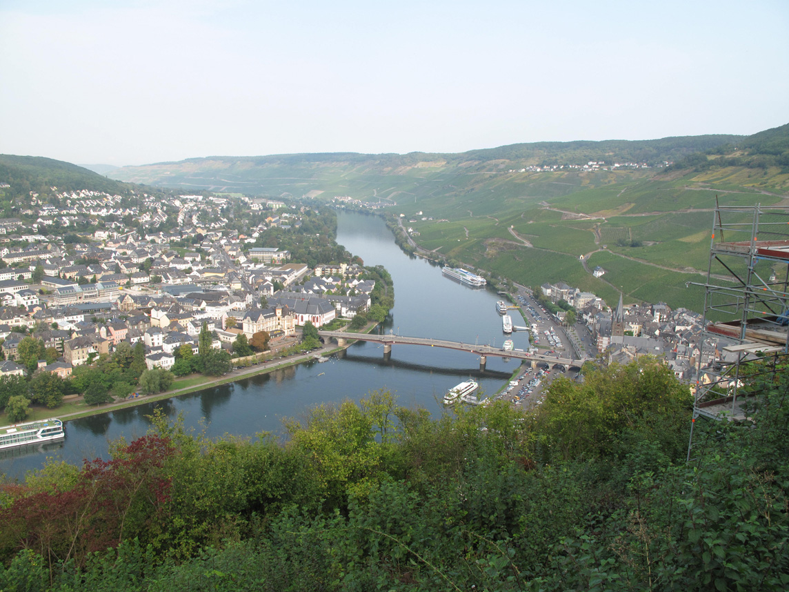 view from Burg Landshut