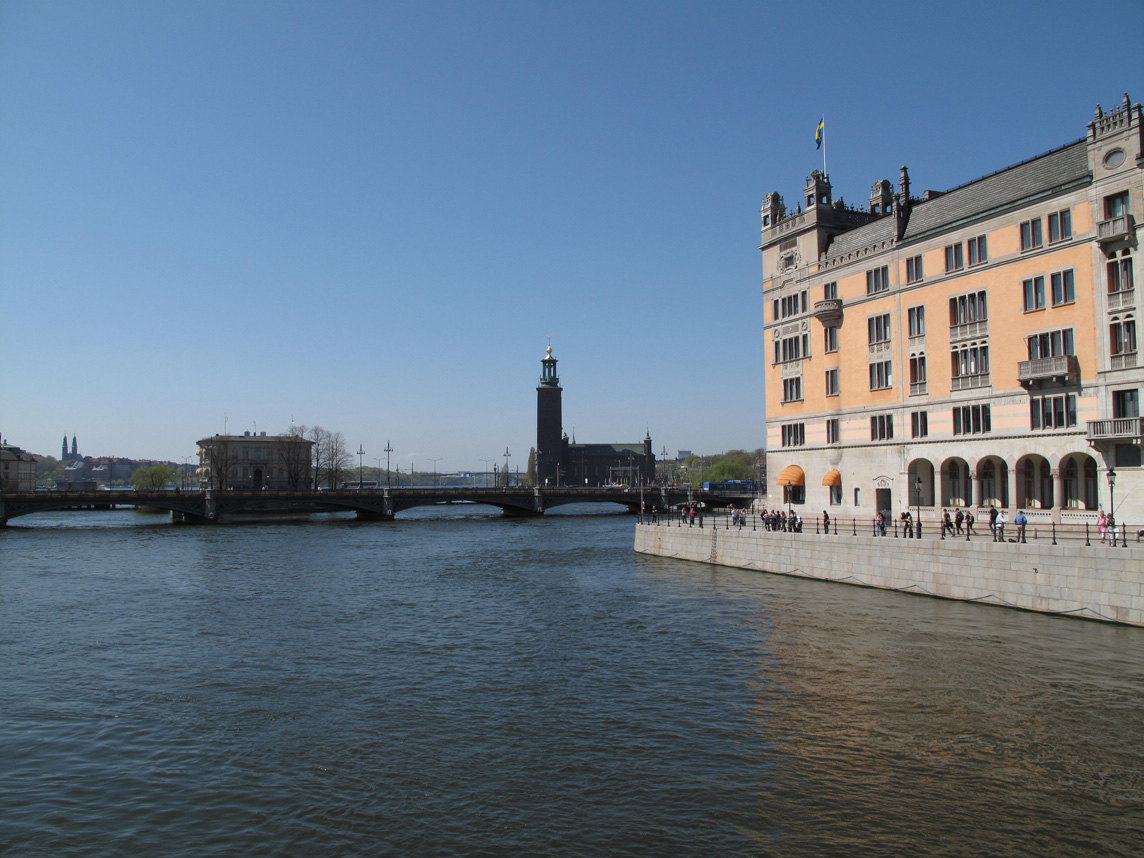 Rosenbad och Stockholms stadshus