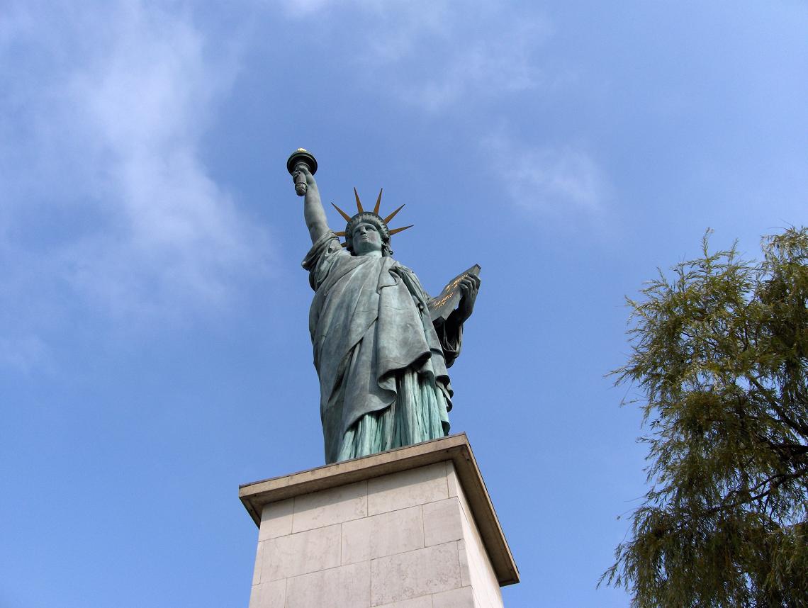 The Statue of Liberty in Paris