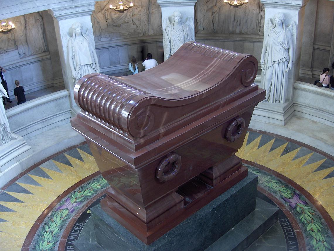 Napoleon's grave in the Invalides