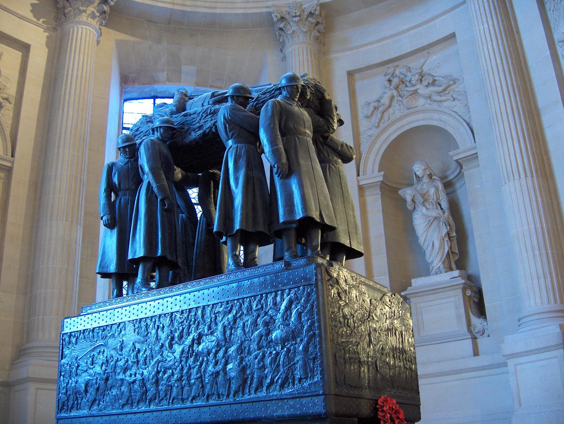 Marshal Foch's &nbsp;grave in the Invalides