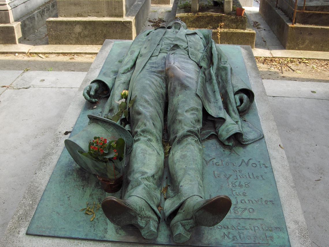 Victor Noir's grave at P�re-Lachaise