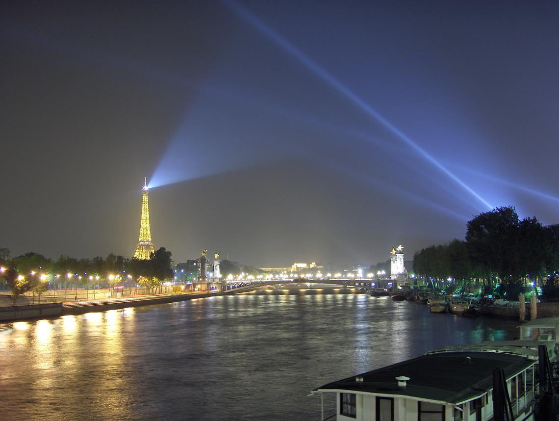 The Eiffel Tour and the Bridge Alexander III