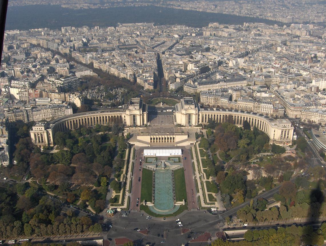 View from  The Eiffel tower