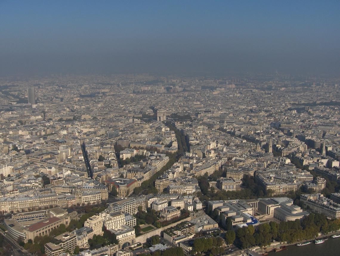 View from  The Eiffel tower