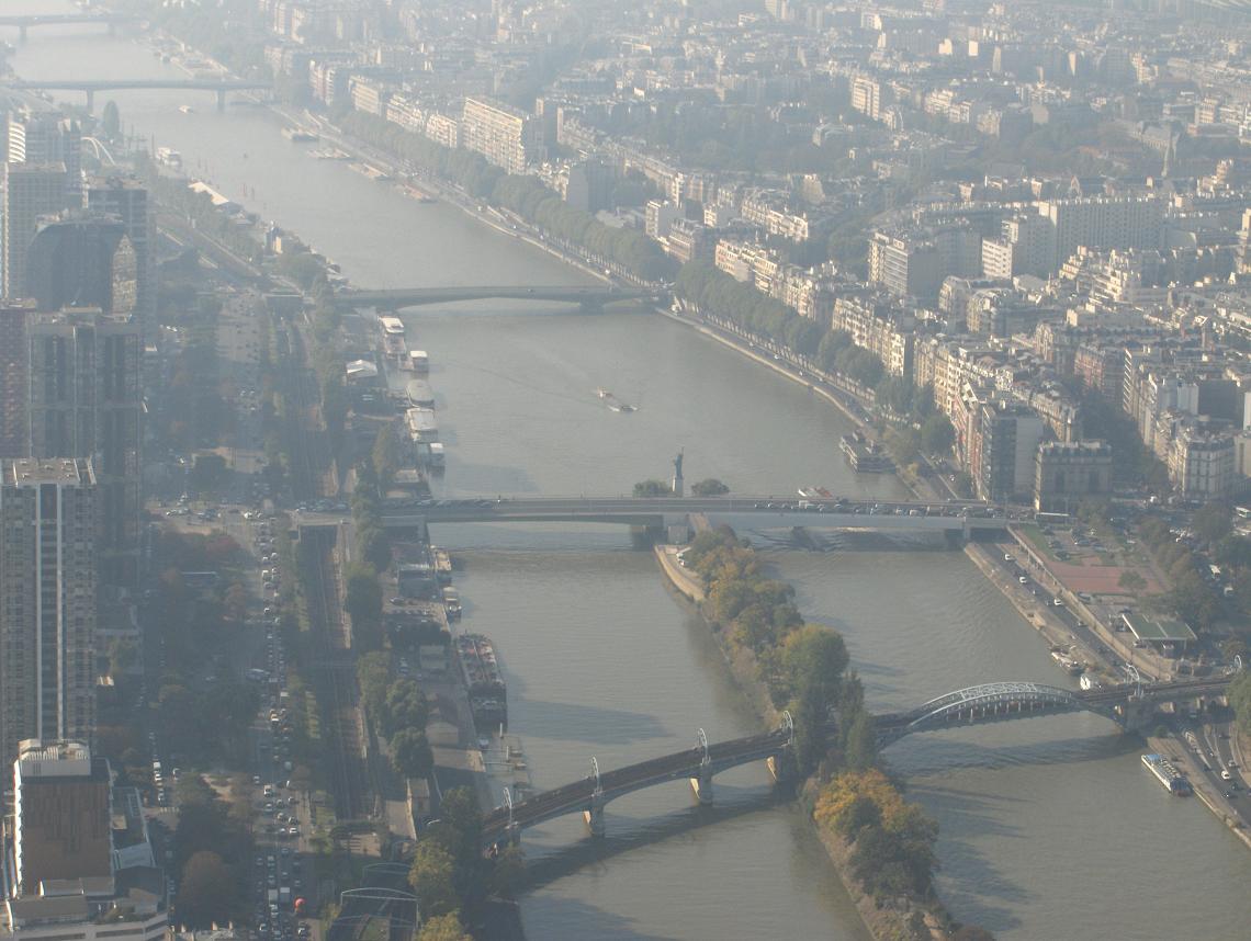 View from  The Eiffel tower