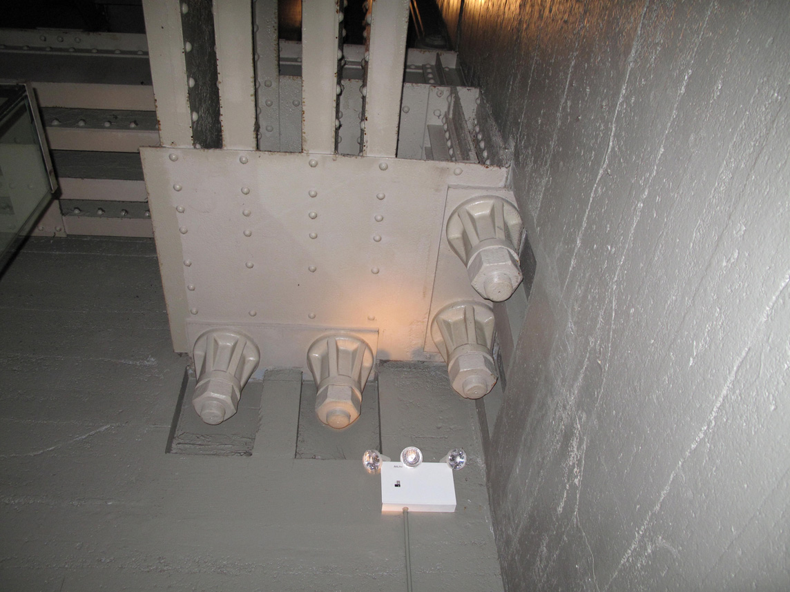 Inside the Statue of Liberty
