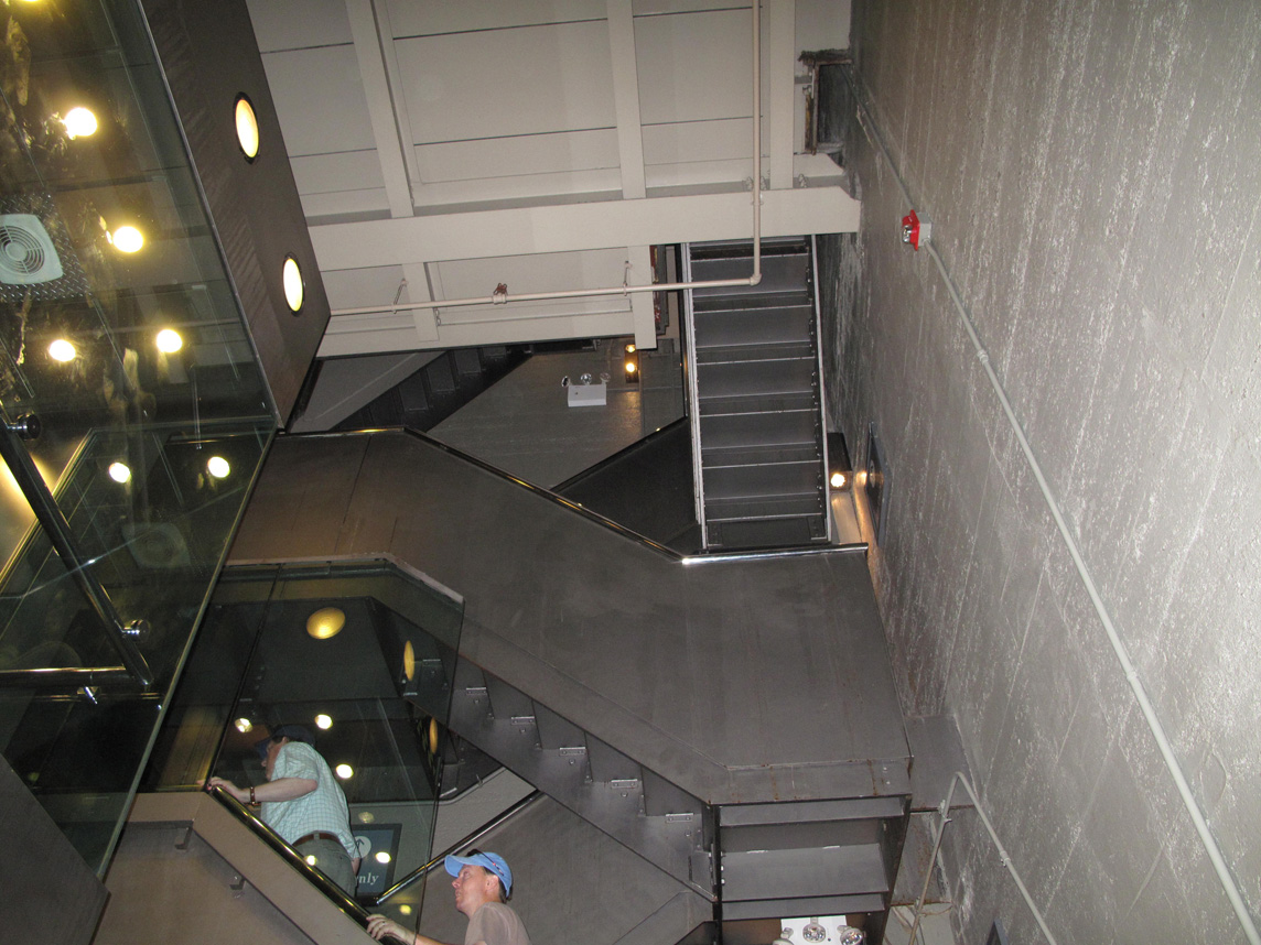 Inside the Statue of Liberty