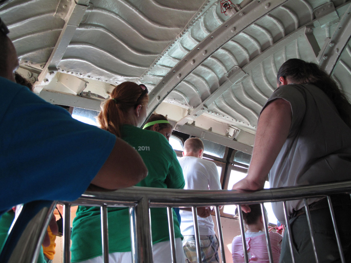Inside the Crown of Statue of Liberty