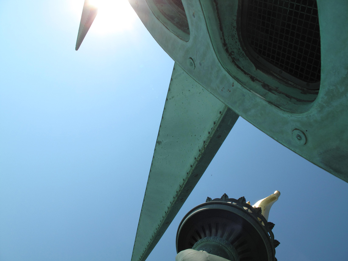Inside the Crown of Statue of Liberty